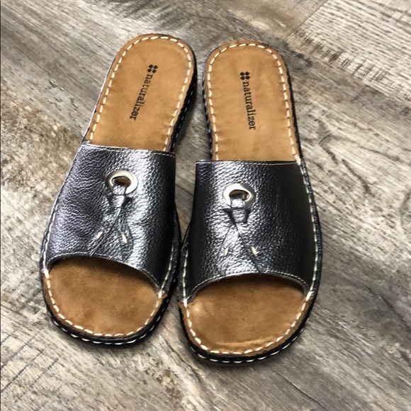 Naturalizer Shoes - Naturalizer sandals shoes new pewter silver